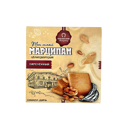 Ш/д Марципан запеченый плитка Шаакен 50г