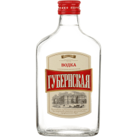 Водка Губернская 40% 0,25л Фляжка Россия