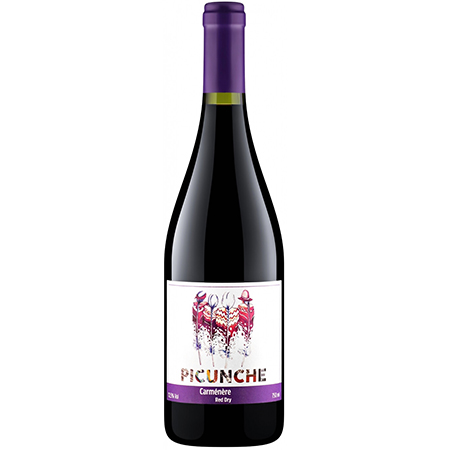 Вино Пикунче Карменер Валье Сентраль кр/сух 11,5-12,5% 0,75л Чили