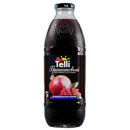 Сок Гранатовый Телли 100% 1л ст/б