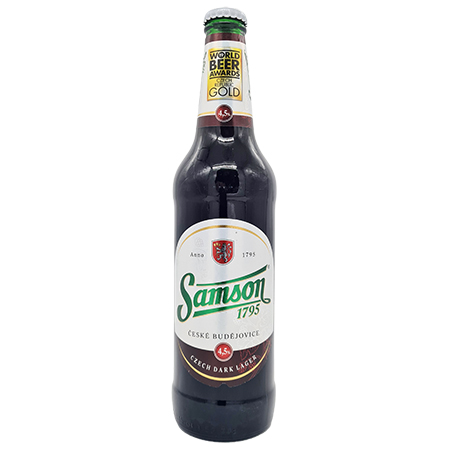 Пиво Самсон 1795 Чешский тёмный лагер 4,5% 0,5л ст/б Чехия