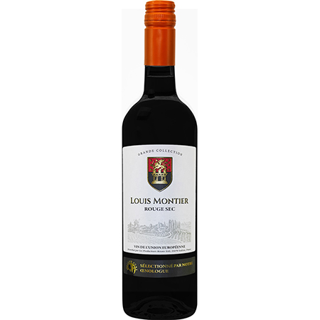 Вино Луи Монтье кр/сух 11,5% 0,75л Франция