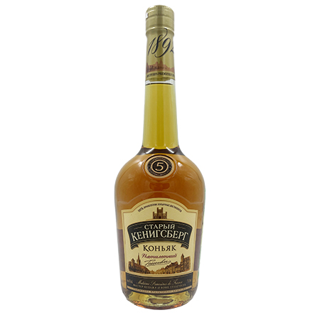 Коньяк Старый Кенигсберг 5* 40% 0,7л Россия