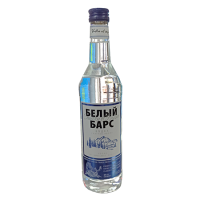 Водка БЕЛЫЙ БАРС 38% 0,5л Россия