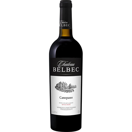 Вино Шато Бельбек Саперави кр/псл 12% 0,75л Россия