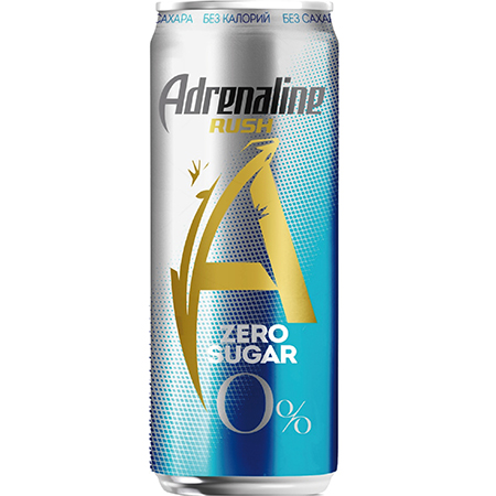 Напиток энерг Адреналин Сильвер б/сахара 0,449л ж/б