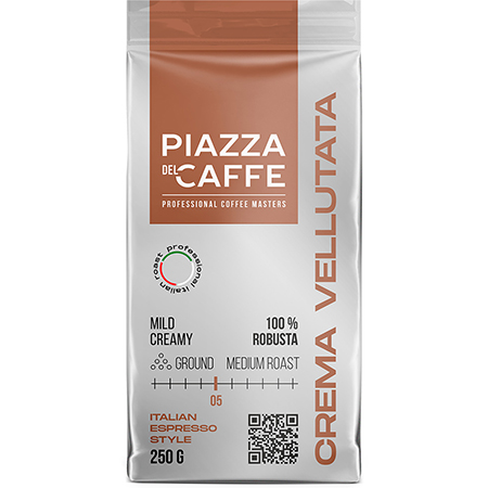 Кофе Пьяцца дель кафе Крема Велютата молотый 250г