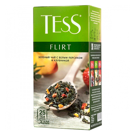 Чай Тесс Флирт зел с доб 25*1,5г