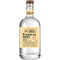 Водка Хлебная Мера Пшеничная 40% 0,5л Россия
