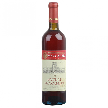 Вино Розовое роз п/сл 12% 0,75л Массандра Россия