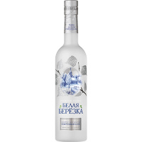 Водка Белая Березка 40% 0,375л Россия
