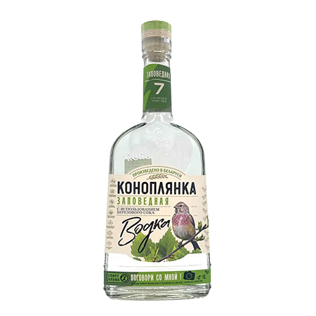 Водка Коноплянка Заповедная 40% 0,5л Беларусь