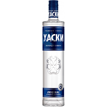 Водка Хаски 40% 0,5л Россия