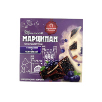Ш/д Марципан в тем шок с сублимирован черникой плитка Шаакен 50г