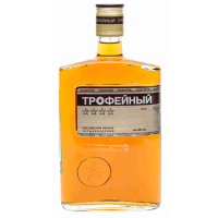 Коньяк Трофейный 4* 40% 0,5л фляга Россия