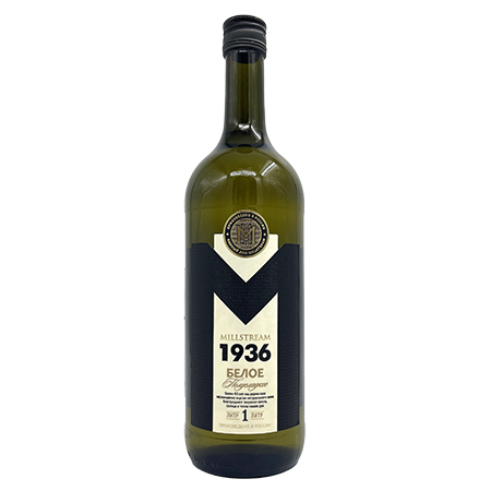 Вино Мильстрим 1936 бел п/сл 10% 1,0л Россия