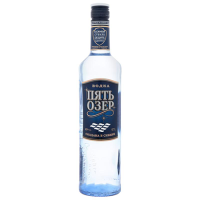 Водка Пять озер 40% 0,7л Россия