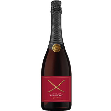 Вино игристое Цимлянское кр/сл 11,5% 0,75л Россия