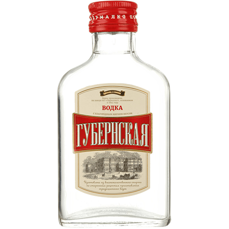 Водка Губернская 40% 0,1л фляжка Россия