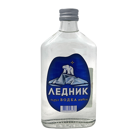 Водка Ледник 40% 0,25л Россия