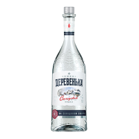 Водка Зимняя деревенька на спирте Альфа 40% 0,5л Россия