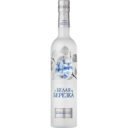 Водка Белая березка 40% 0,5л. Россия