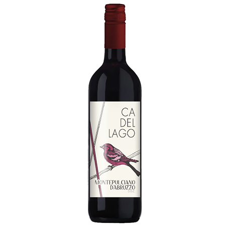 Вино Ка Дель Лаго Монтепульчано кр/сух 12,5% 0,75л Италия