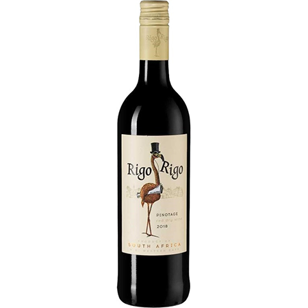 Вино Риго Риго Пинотаж Вестерн Кейп кр сух 13,5% 0,75л ЮАР
