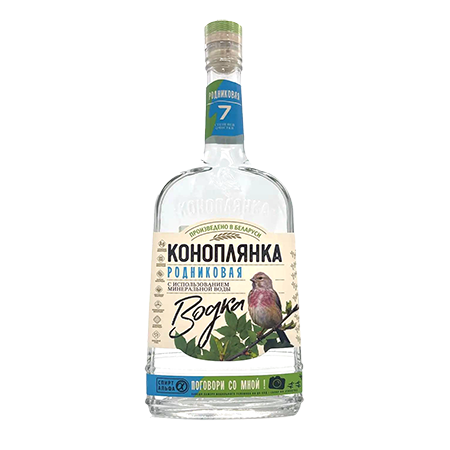 Водка Коноплянка Родниковая 40% 0,7л Беларусь