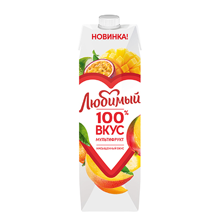 Нектар Любимый МультФрукт с мякотью 0,97л т/п