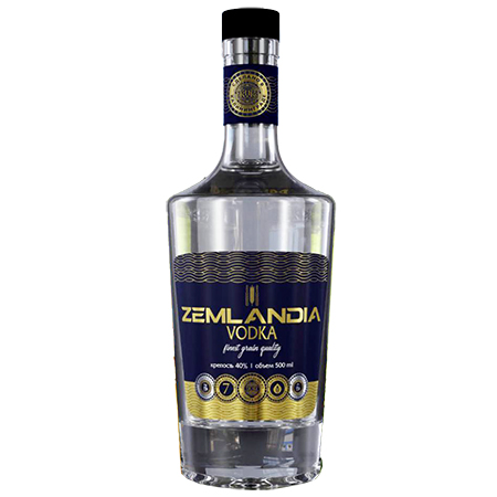 Водка Земландия 40% 0,5л Россия