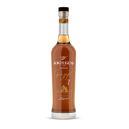 Коньяк Коктебель Резерв 7 лет КВ 40% 0,5л Россия