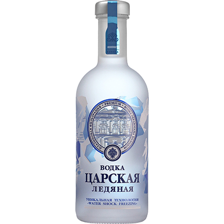 Водка Царская Ледяная 40% 0,5л Россия