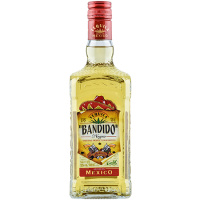 Текила Эль Бандидо Негро Голд 38% 0,7л Мексика