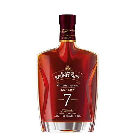 Коньяк Старый Кенигсберг Гранд Резерв 7 лет 0,5л 40% Россия