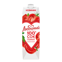 Сок Любимый Томат/Сахар/Соль 0,97л т/п