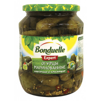 Огурцы маринованные Бондюэль 680г ст/б