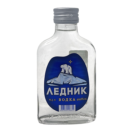Водка Ледник 40% 0,1л Россия