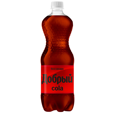 Напиток газ Добрый Кола без сахара 1л ПЭТ