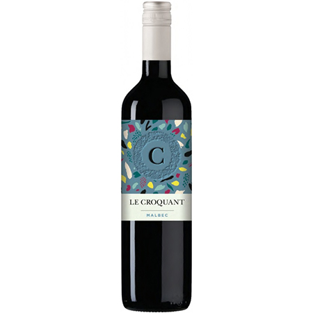 Вино Ле Крокан Мальбек кр/сух 12% 0,75л Франция