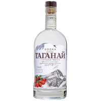 Водка Таганай Клюква 40% 0,5л Россия