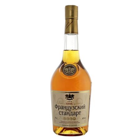 Коньяк Французский Стандарт 3* 40% 0,5л Россия