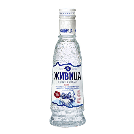 Водка Живица Сибирская 40% 0,25л Россия