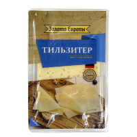 Сыр Тильзитер Золото Европы нарезка 125г БЗМЖ