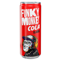 Напиток газ Фанки Манки Кола Классик 0,33л ж/б
