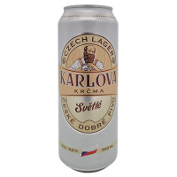 Пиво КАРЛОВА КРЧМА Светлое фильтр пастериз 4,0% 0,5л ж/б