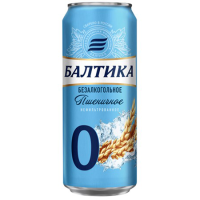 Пиво Балтика пшенич н/фильтр 0% 0,45л ж/б Россия Пиво Балтика пшенич н/фильтр 0% 0,45л ж/б Россия