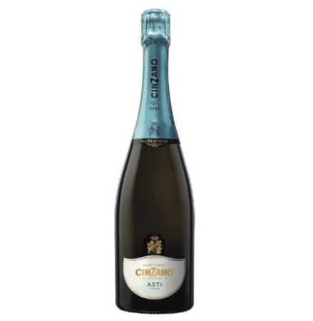 Вино игристое Чинзано Асти 7% 0,75л Италия