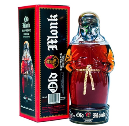 Ром Олд Монк Суприм 12 лет 42,8% 0,75л ПУ Индия